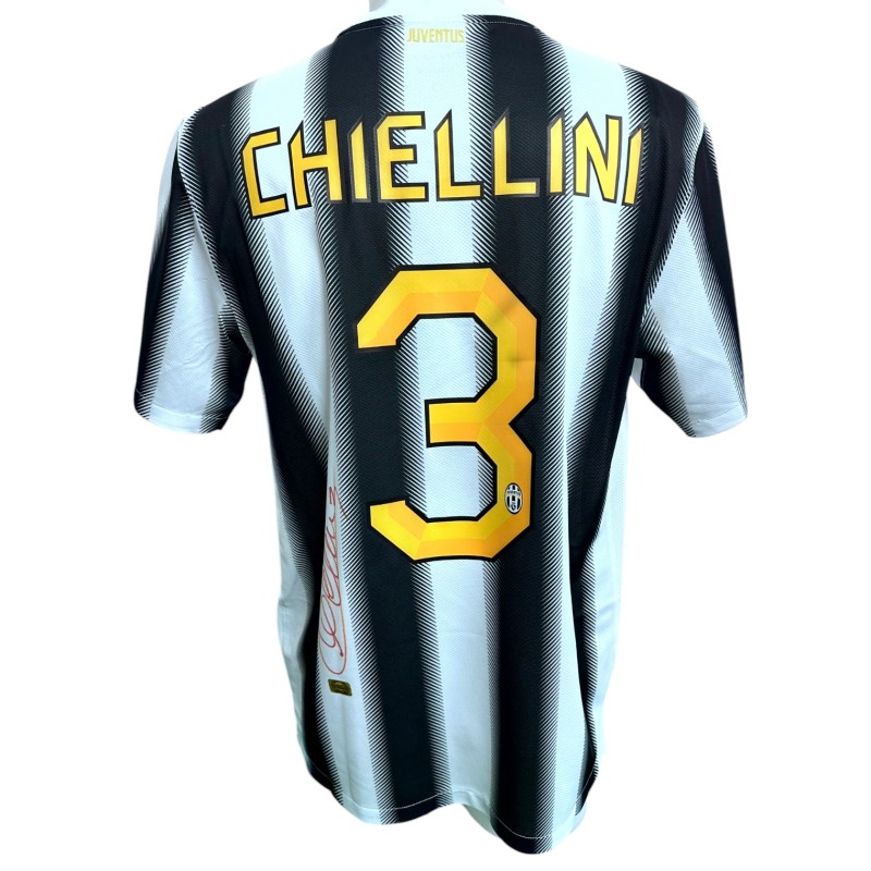 Maglia Chiellini Juventus Preparata, 2011/12 - Autografata