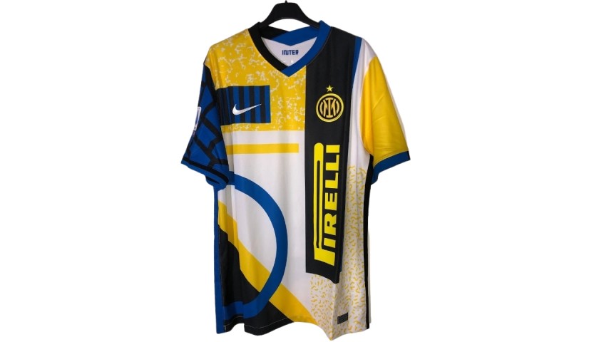 Official Inter IM Scudetto Shirt Signed By Lautaro Martinez