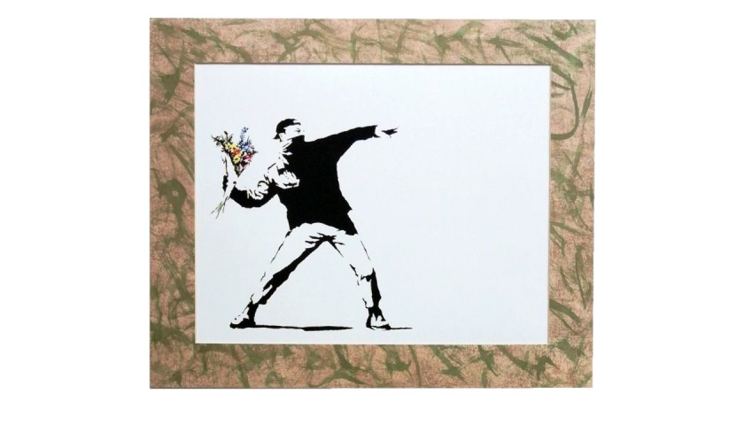 Replica Flower Thrower Poster - Print on Newton Hahnemuhle Paper
