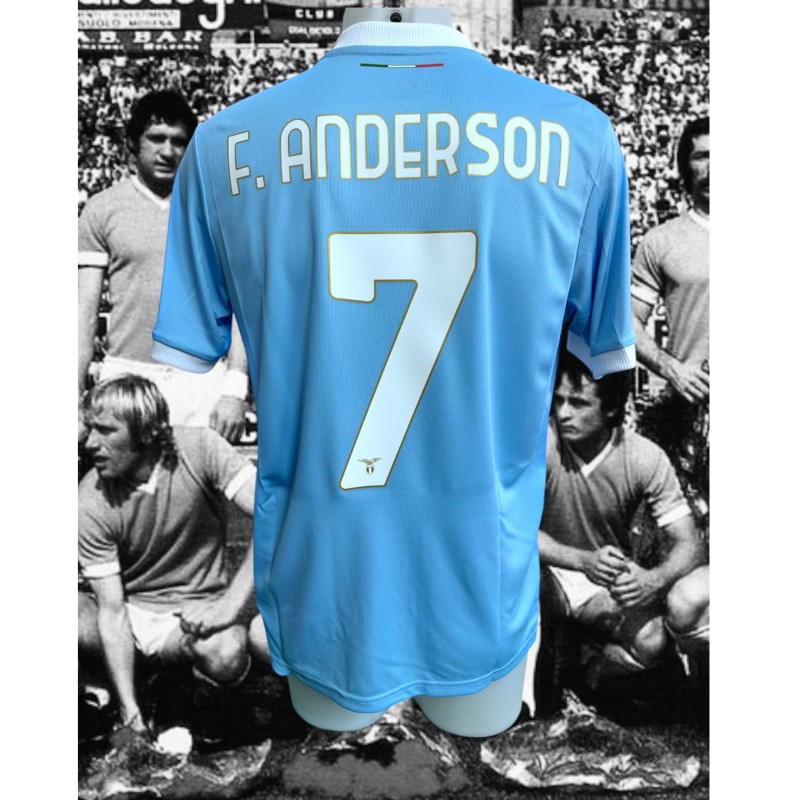 Felipe Anderson's Match Shirt, Lazio vs Empoli 2024 - Special 50th Anniversary First Scudetto