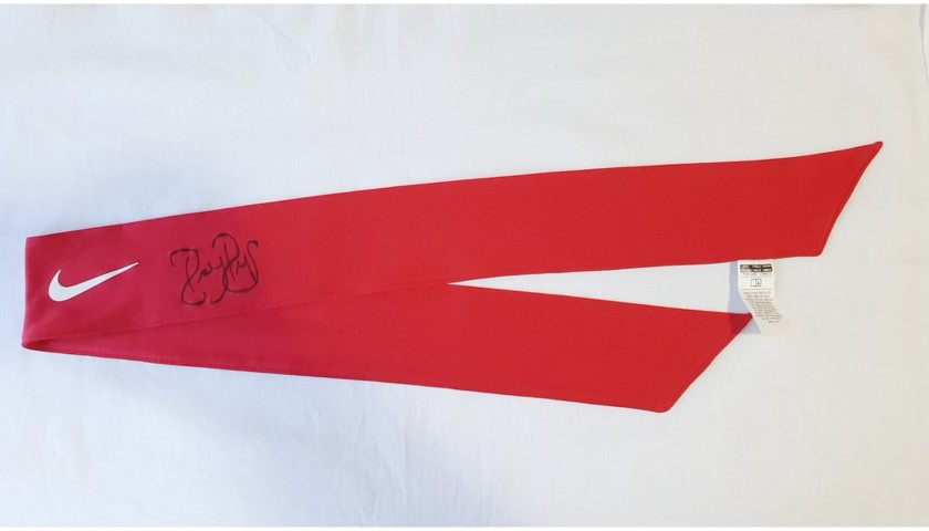 Nike Headband Signed by Roger Federer - CharityStars