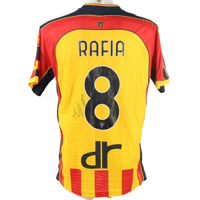 Rafia's Signed Unwashed Shirt, Napoli vs Lecce 2024