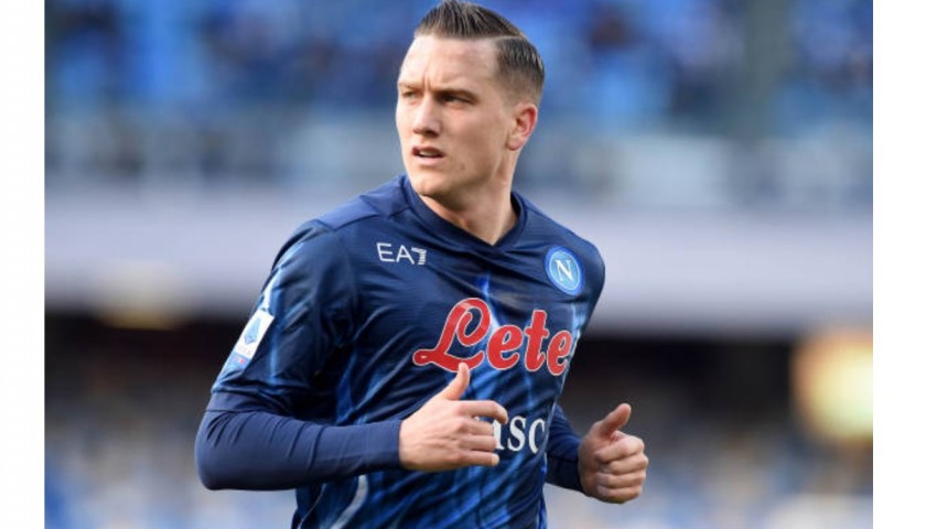 Zielinski's Napoli Signed Match Shirt, 2019/20