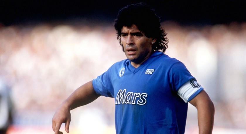 Maradona's Napoli Signed Match Shirt, 1988/89
