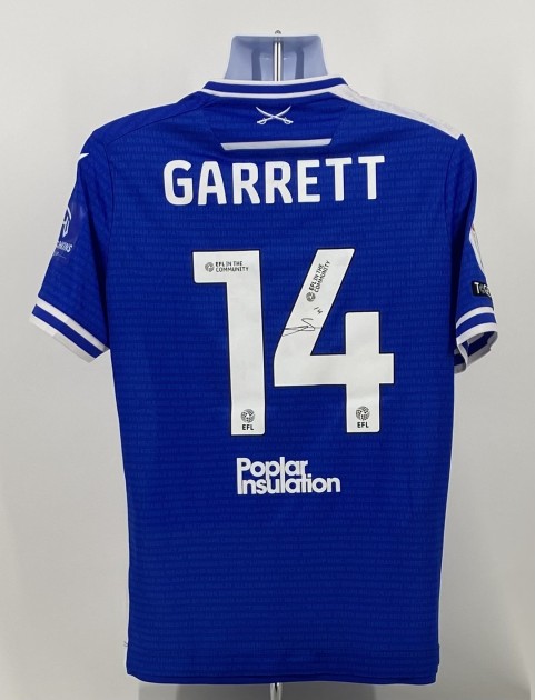 Garrett's Bristol Rovers EFL Sky Bet League One Signed Match Worn Shirt, vs Wigan