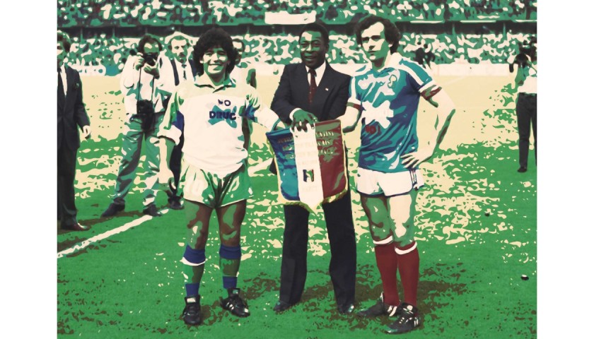 "Pele, Platini and Maradona" by Mercury 