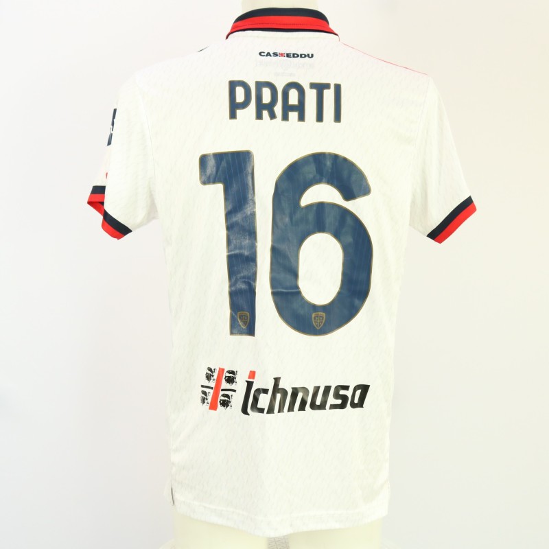 Prati's Unwashed Shirt, Sassuolo vs Cagliari 2024
