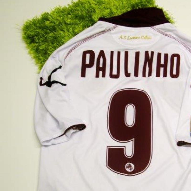 Livorno match issued shirt, Paulinho, Serie A 2013/2014