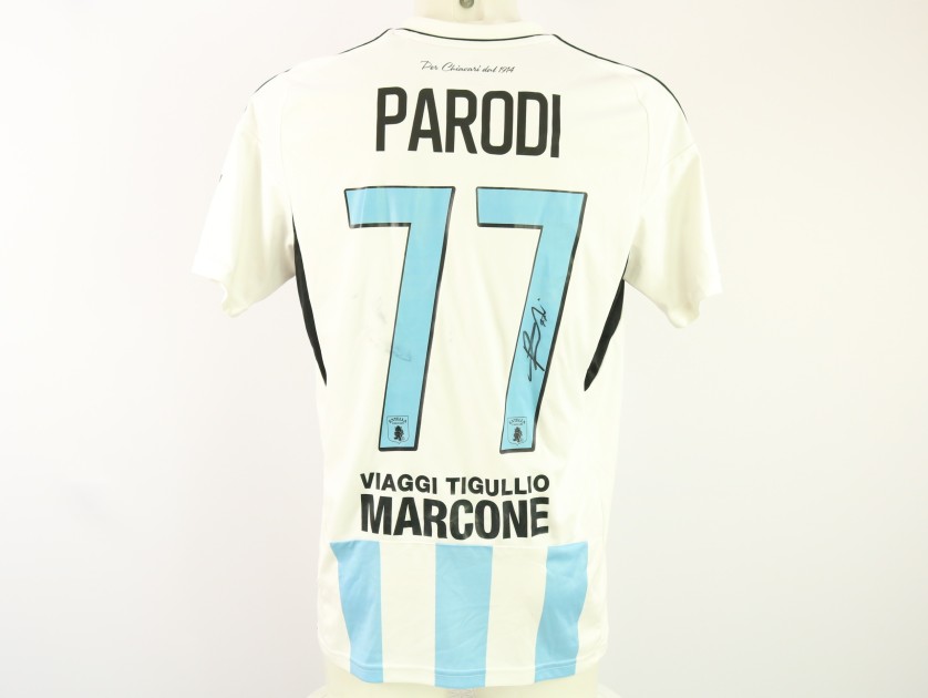 Parodi's Unwashed Signed Shirt, Virtus Entella vs SPAL 2024