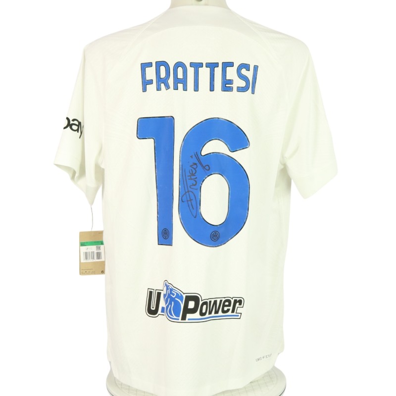 Frattesi Official Inter Signed Shirt, 2023/24