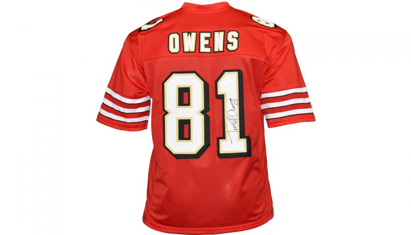 San Francisco Football Shirt Signed by Terrell Owens - CharityStars