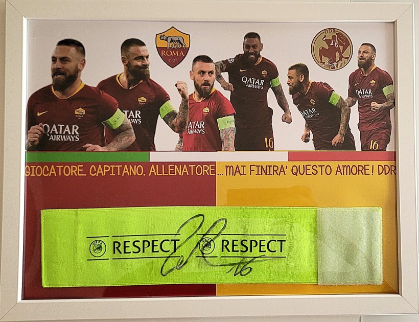 Respect Captain's Armband, 2018/19 - Worn and Signed by Daniele De Rossi