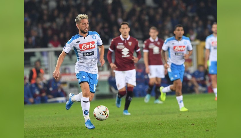 Mertens' Napoli Worn and Signed Shirt, 2019/20