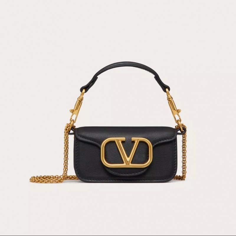 Valentino Locò Micro Bag with Chain