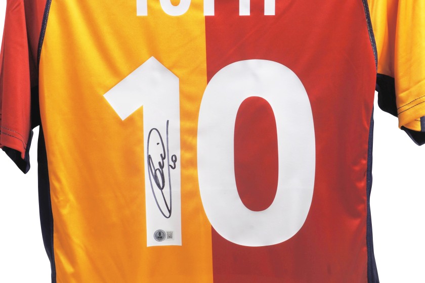 Francesco Totti's AS Roma Signed Replica Shirt - CharityStars