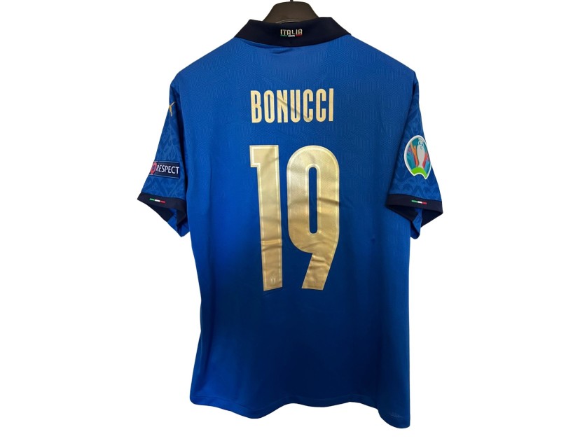 Bonucci's Match-Issued Shirt, Italy vs England Final EURO 2020