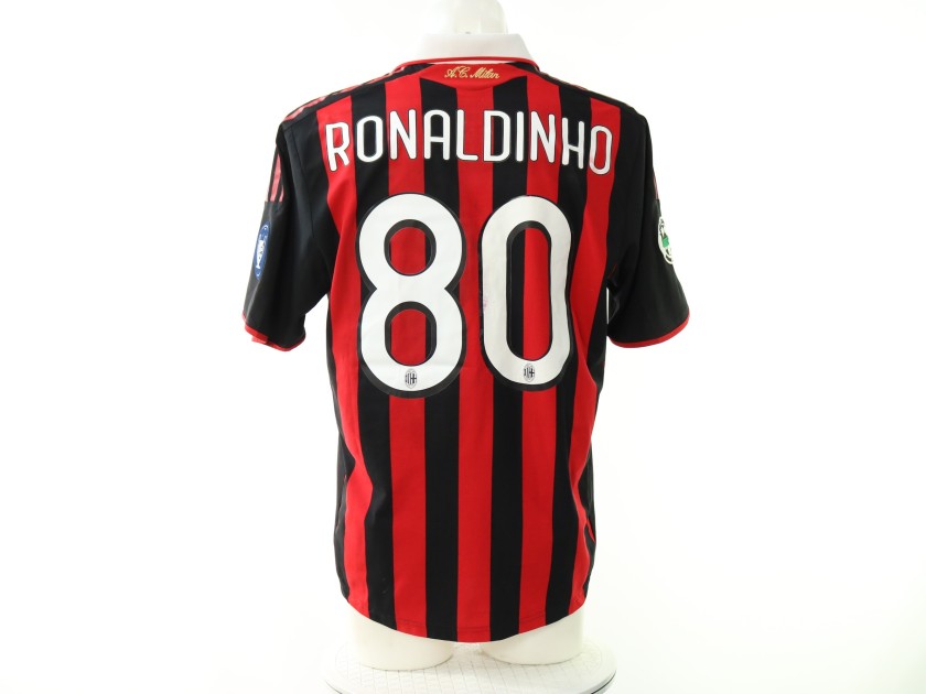 Ronaldinho's Milan Match-Issued Shirt, 2009/10