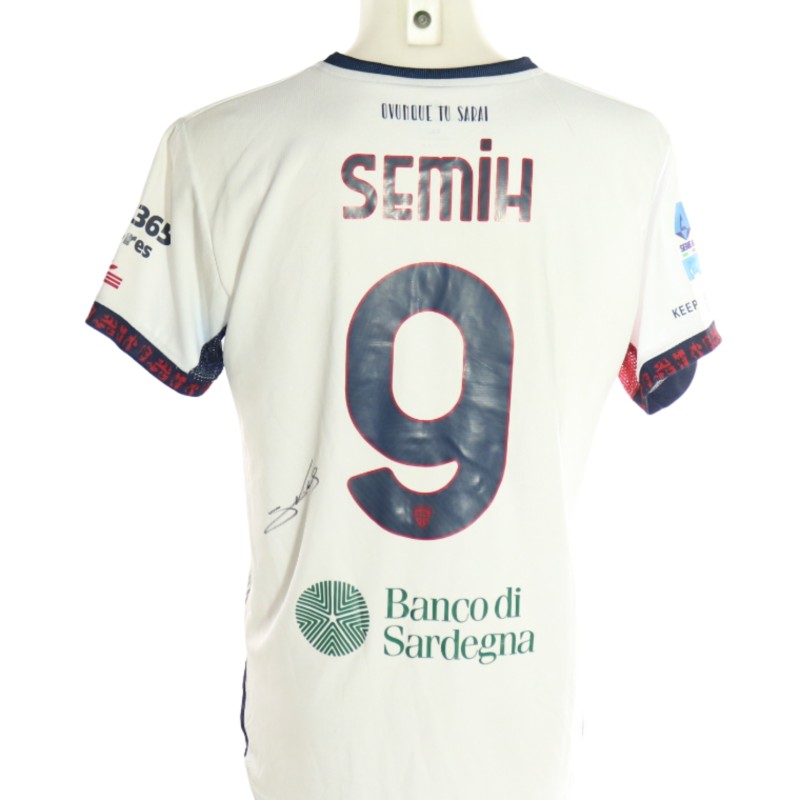 Semih's Signed Unwashed Shirt, Pisa vs Cagliari 2026