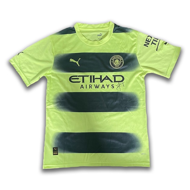 Julian Alvarez's Manchester City Signed Official Shirt - CharityStars