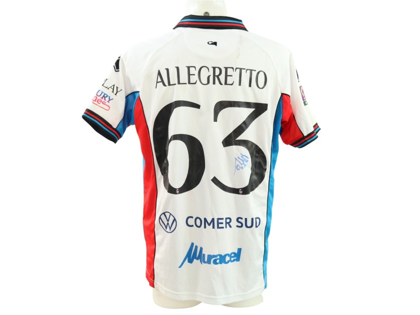 Maglia Allegretto Unwashed Monopoli vs Catania, 2025 - Autografata