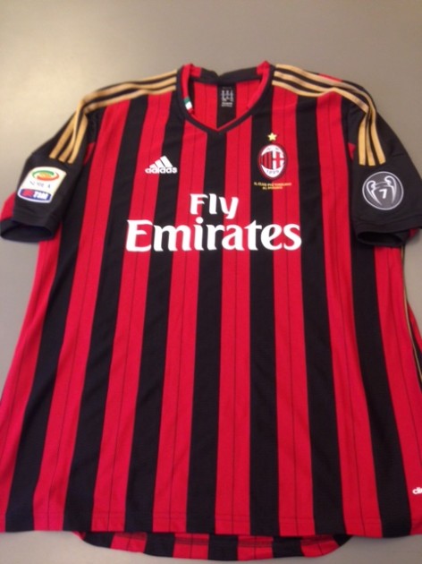 Milan fanshop shirt, Zaccardo, Serie A 2013/2014 - signed