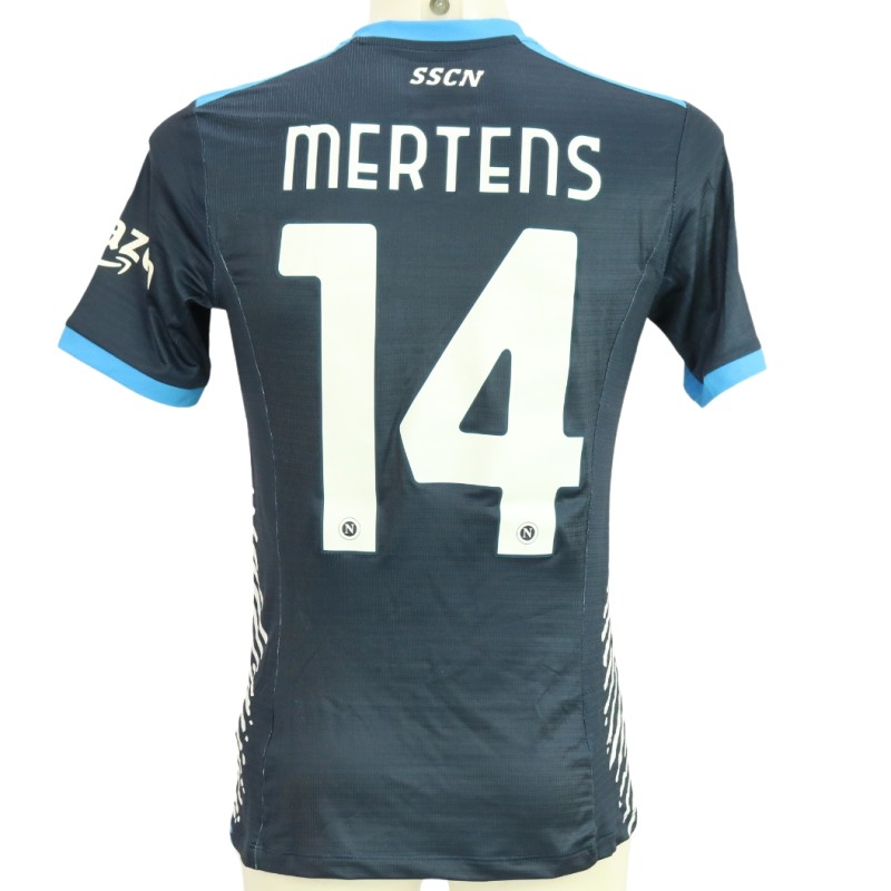 Mertens Napoli Match-Issued Shirt, Serie A 2021/22 - Maradona Limited Edition