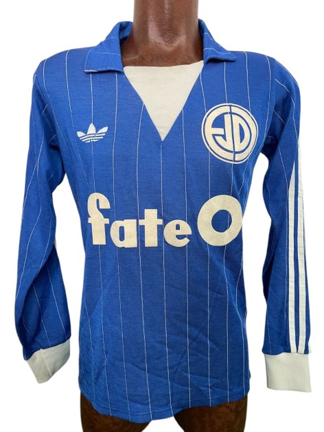 Gatti's Boca Juniors Match-Issued Shirt, 1986/87