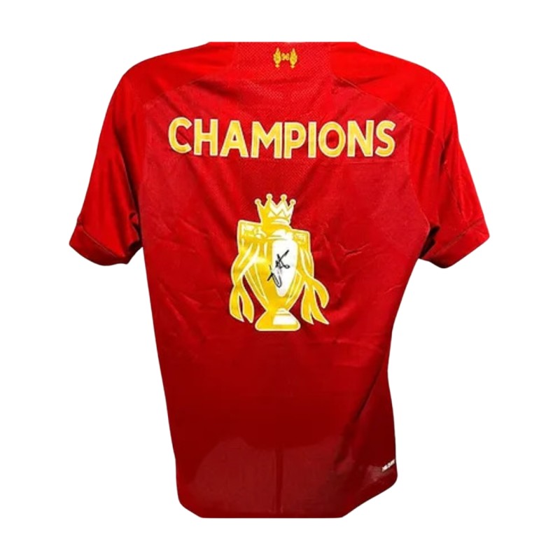 La maglia ufficiale firmata da Trent Alexander-Arnold per la Champions 2019/20 del Liverpool