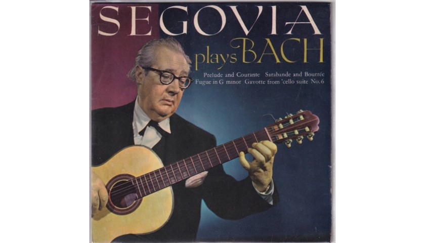 "Segovia plays Bach" Vinyl Single - Andres Segovia, 1965