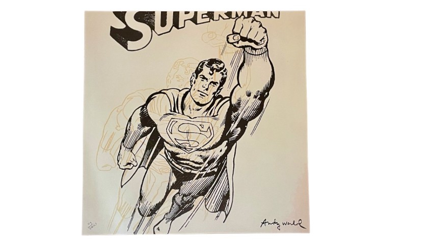 Andy Warhol "Superman" Signed CMOA