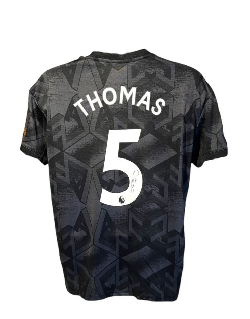 La maglia da trasferta firmata da Thomas Partey per l'Arsenal 2022/23