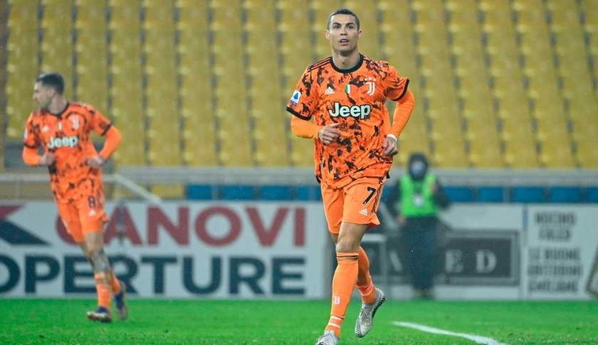 Ronaldo's Official Juventus Signed Shorts, 2020/21 - CharityStars