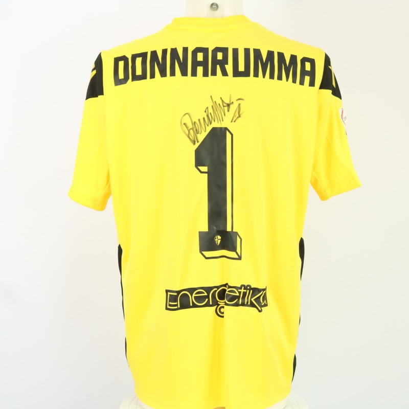Donnarumma's Unwashed Signed Shirt, Padova vs Vicenza 2024 