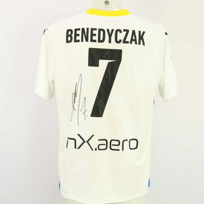 Benedyczak's Unwashed Signed Shirt, Parma vs Spezia 2024