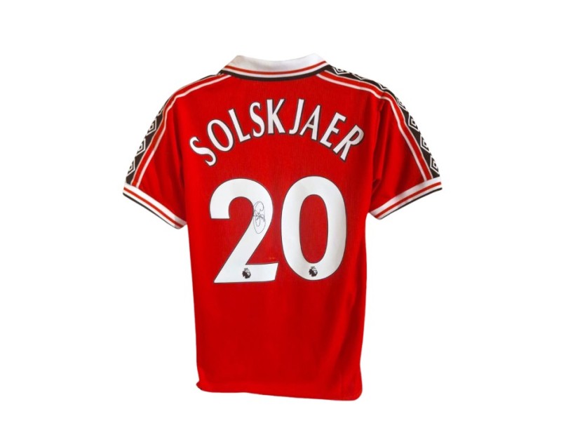 Ole Gunnar Solskjær's Manchester United 1999 Signed Replica Shirt