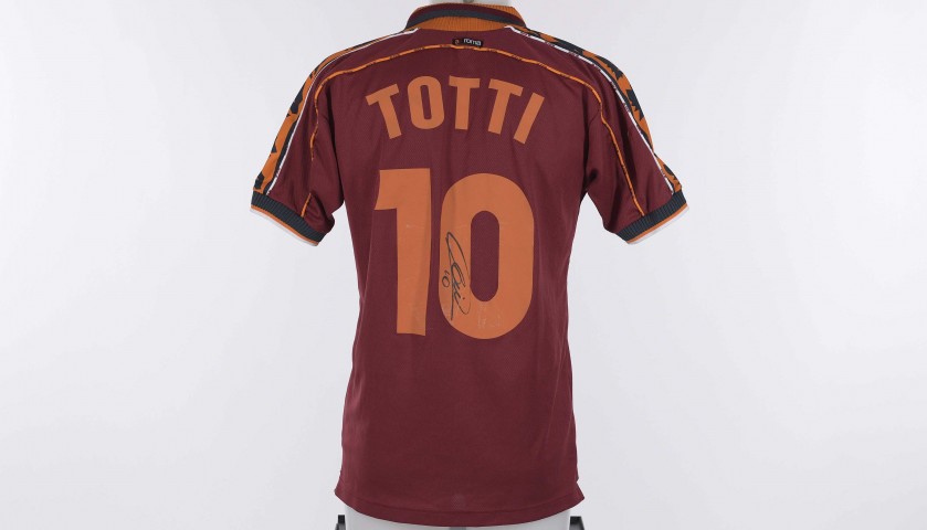 Francesco Totti's Roma Signed Shirt, 1998/1999 Season