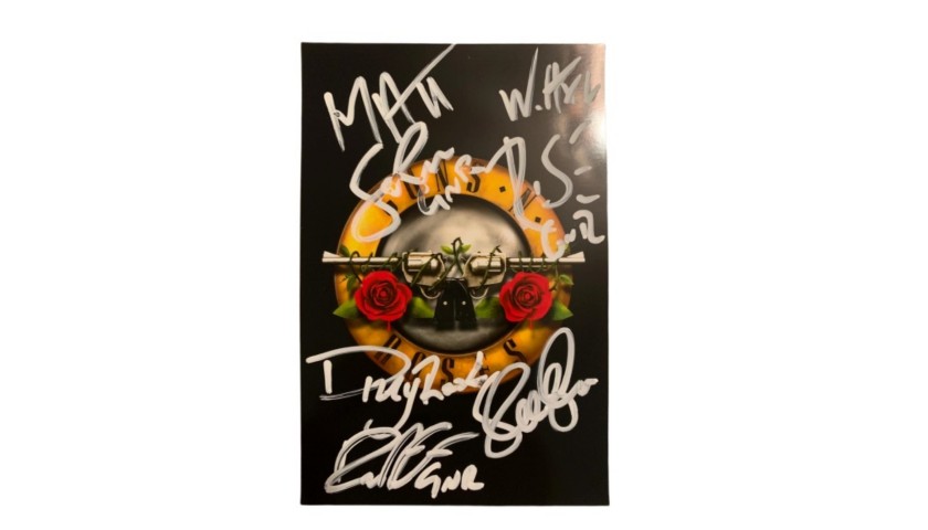 Photograph Signed by Guns N' Roses