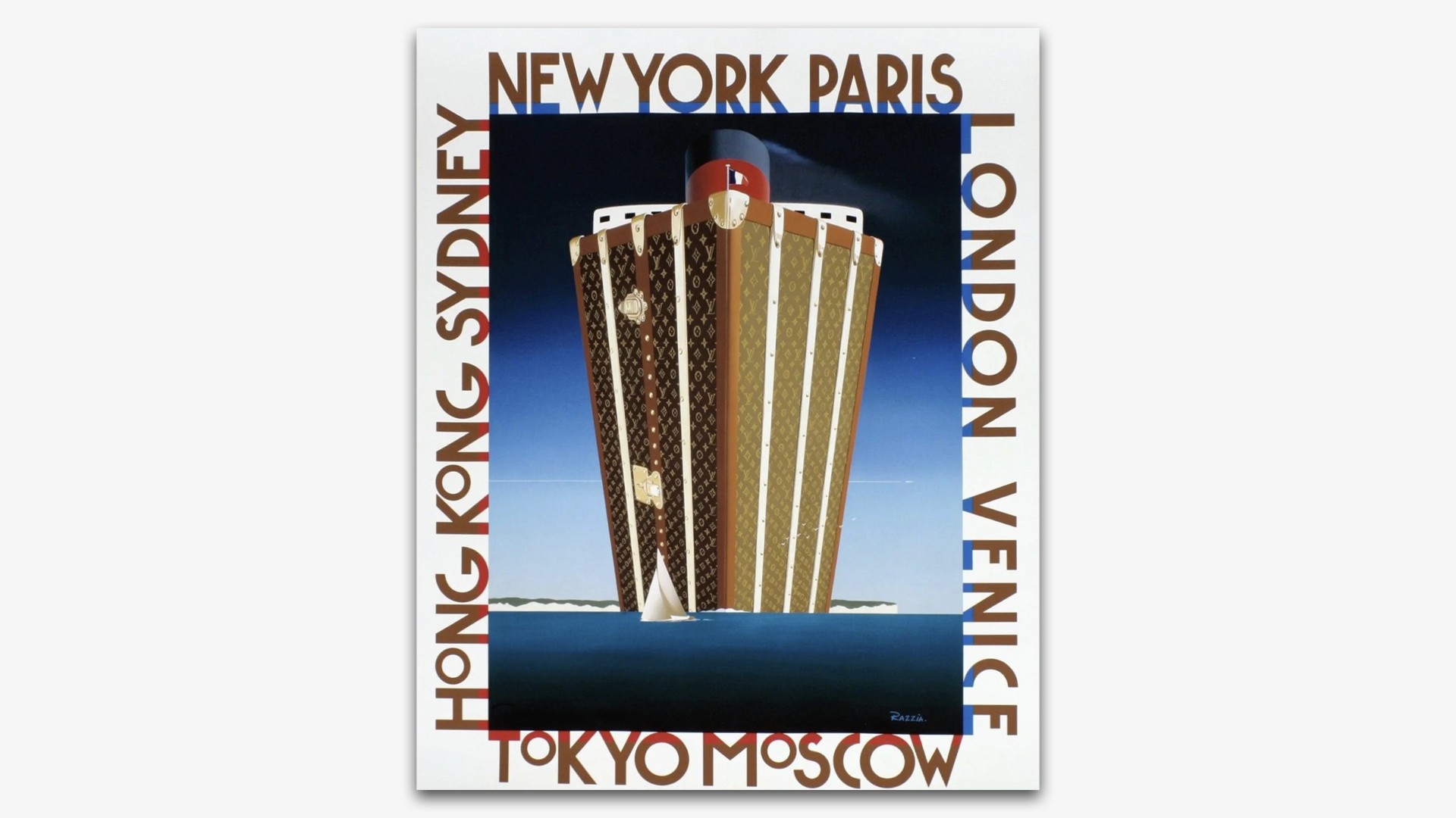 1991 A Journey Through Time By Louis Vuitton Poster By Razzia