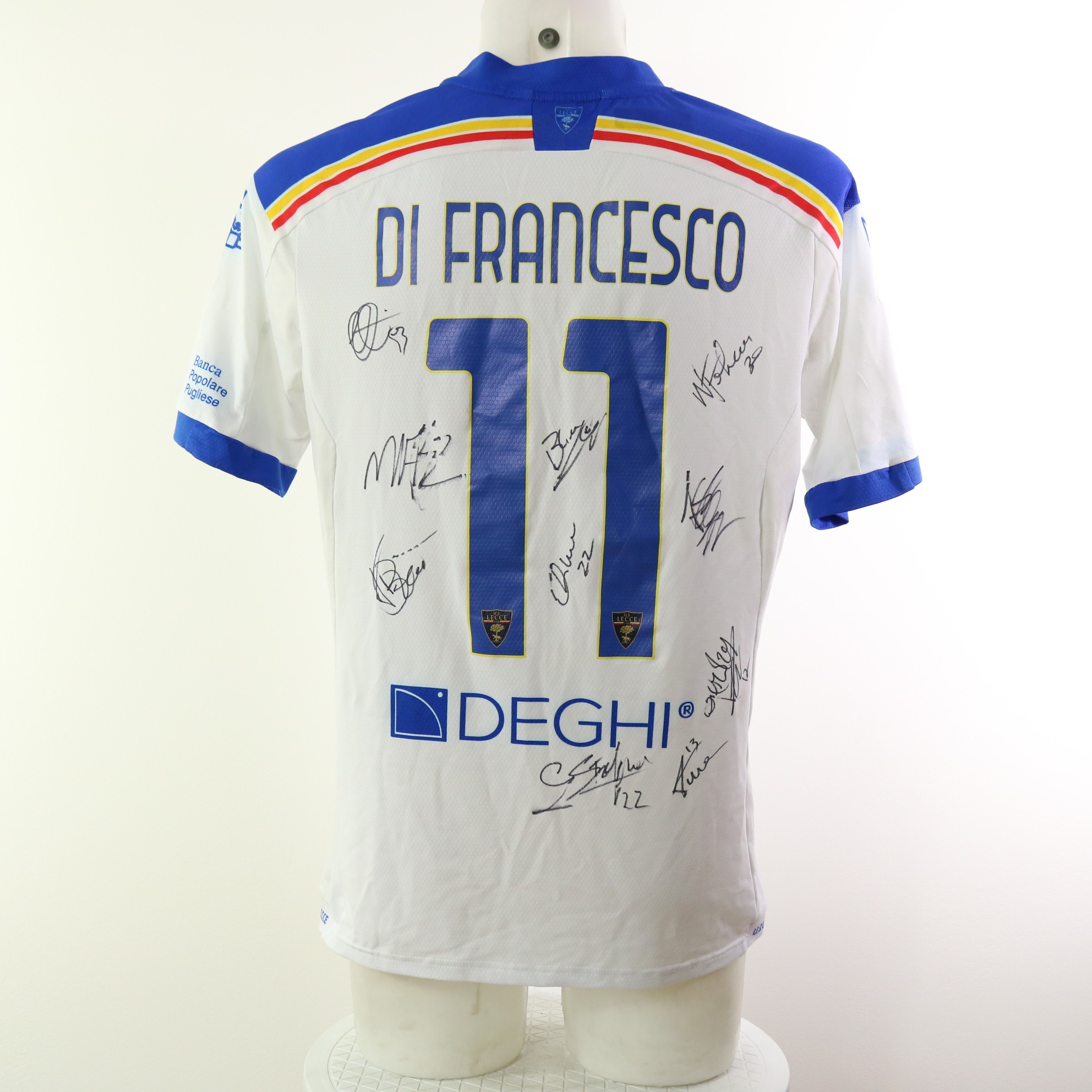MAGLIA MATCH WORN indossata lavata autografata braken pontedera livorno