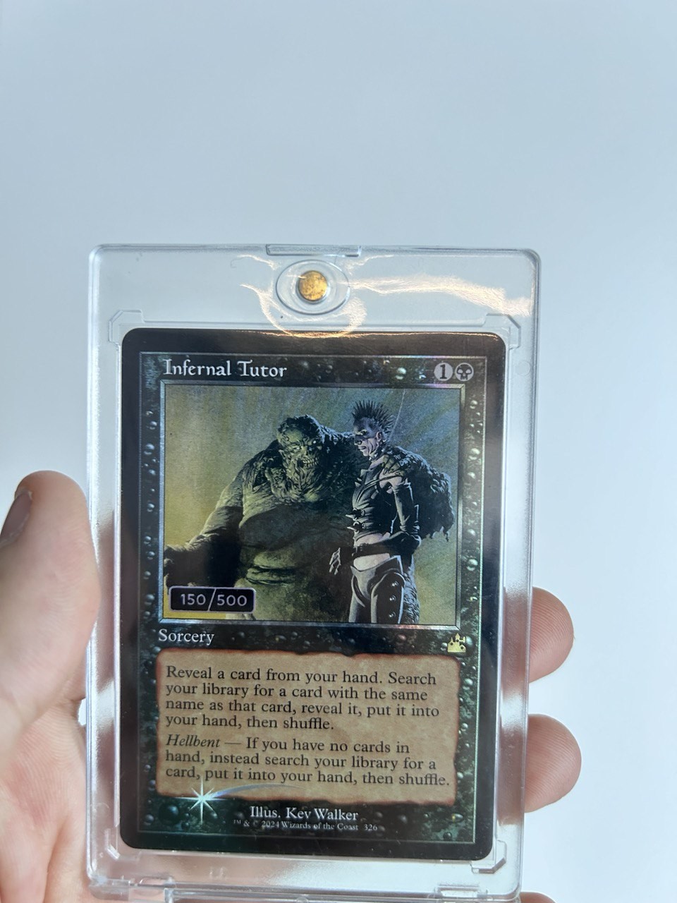 MTG ペンアート『パワー9/ドラゴン/沼』Dan Frazier Frazier Dan - Power 0 Tutor MTG ペンアート『パワー9/ドラゴン/沼