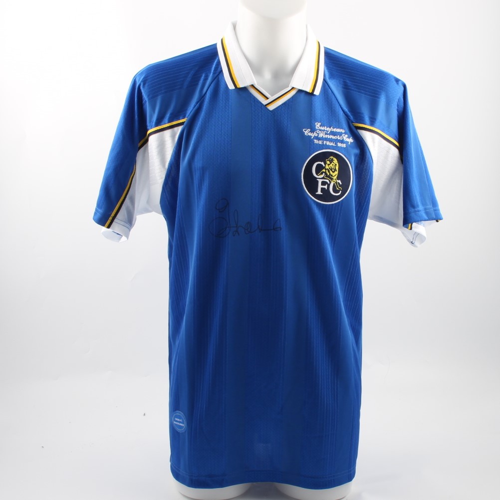 Chelsea Shirt 99/00 Season, Signed by Gianfranco Zola - CharityStars