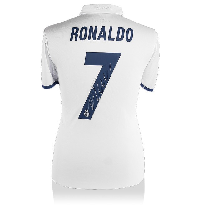 Signed Cristiano Ronaldo 2016/2017 Home Jersey - CharityStars