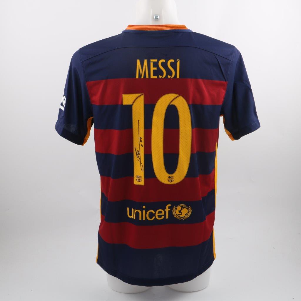 Messi's Official Argentina Signed Shirt, 2006 - CharityStars