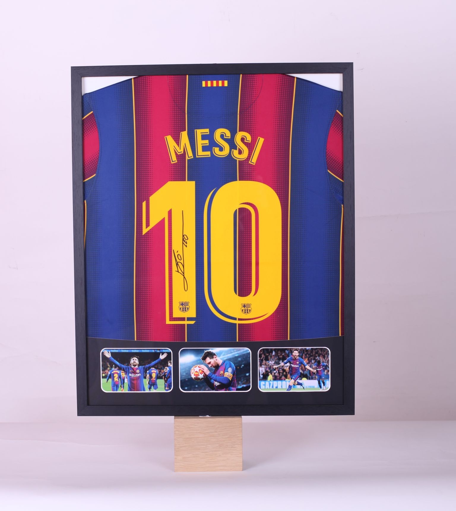 Messi's Official Barcelona Signed Shirt, 2019/20 - CharityStars