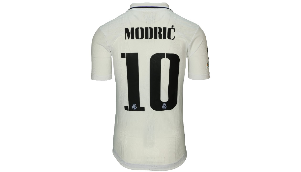 Modric's Real Madrid Match Shirt, UCL 2018/19 - CharityStars