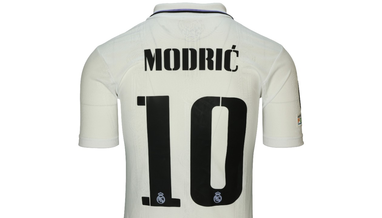 Modric's Real Madrid Match Shirt, UCL 2018/19 - CharityStars