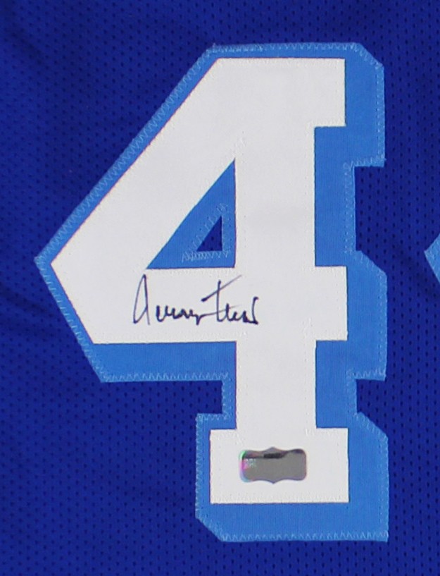 Jerry West Blue/White Minneapolis Lakers Autographed Jersey