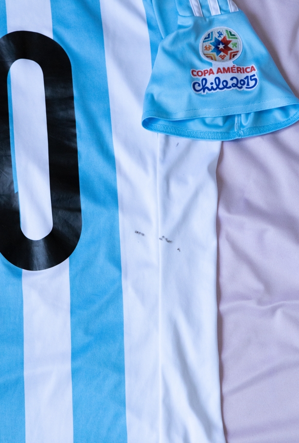 Lionel Messi's Argentina Copa América 2015 Match Shirt vs Chile -  CharityStars