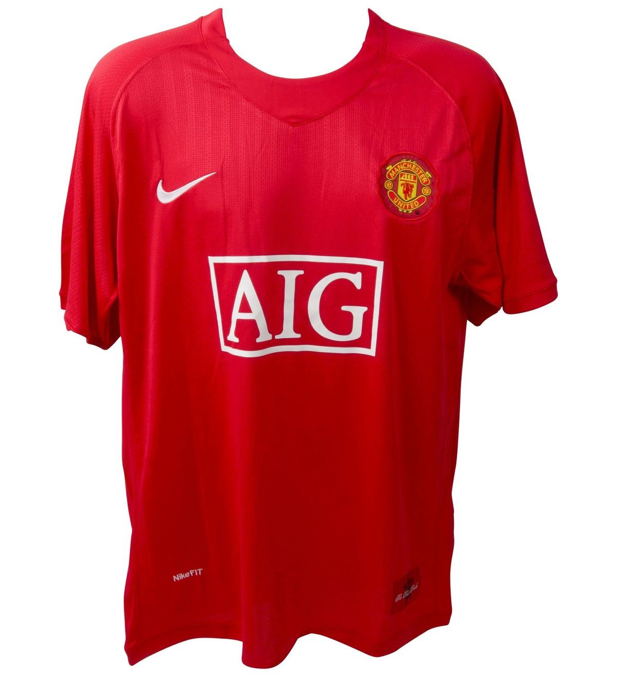 Ronaldo's Man Utd Worn and Signed Shirt, 2008/09 - CharityStars