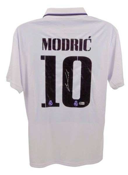 Modric's Official Real Madrid Signed Shirt, 2019/20 - CharityStars